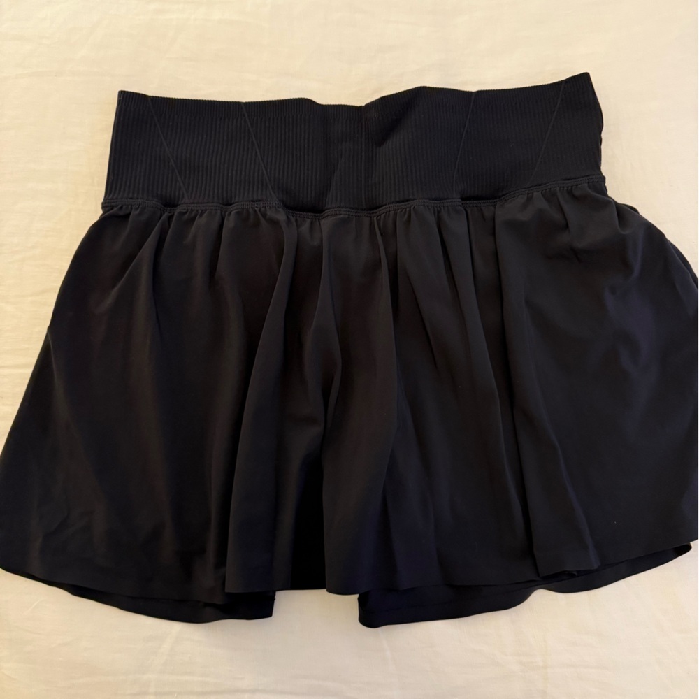 Aerie Offline Black Skort
